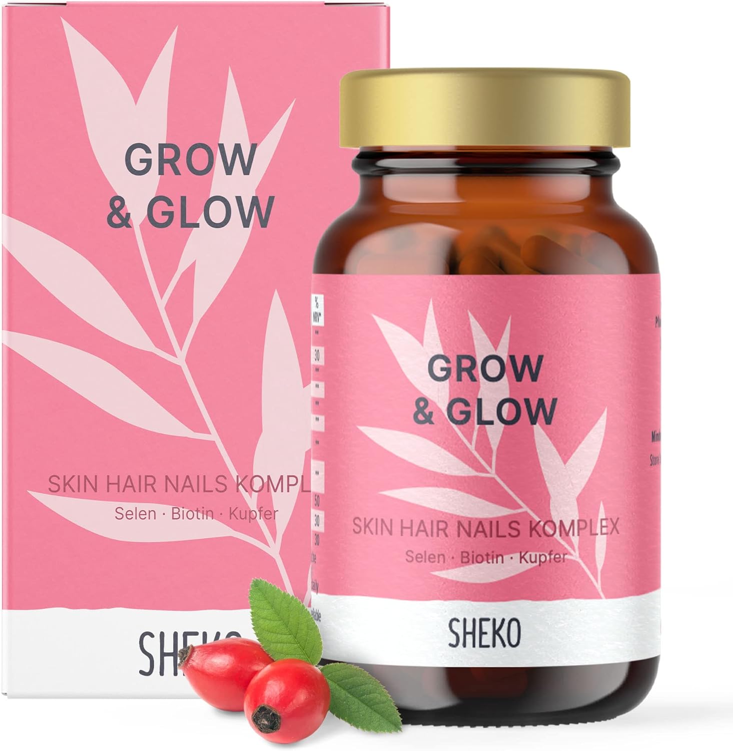 Get Radiant Beauty with SHEKO Grow & Glow - Vegan Capsules